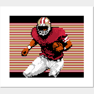 San Francisco Pixel Running Back Posters and Art